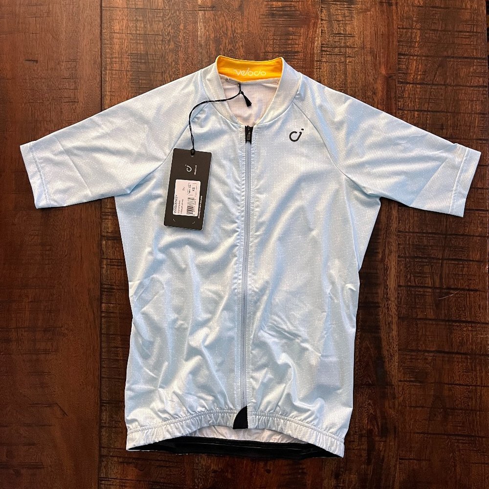 NWT Velocio Ultralight Cycling Jersey, Sky Geo, Women's XS